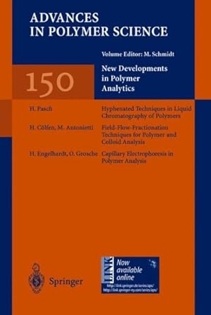 Seller image for New Developments in Polymer Analytics I for sale by GreatBookPrices