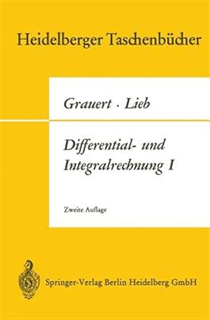 Seller image for Differential- und Integralrechnung I : Funktionen Einer Reellen Vernderlichen -Language: german for sale by GreatBookPrices