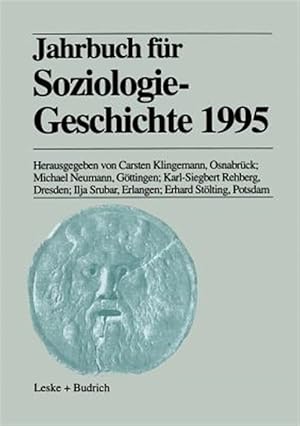 Seller image for Jahrbuch Fr Soziologiegeschichte 1995 -Language: german for sale by GreatBookPrices