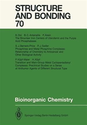 Bild des Verk�ufers f�r Bioinorganic Chemistry zum Verkauf von GreatBookPrices