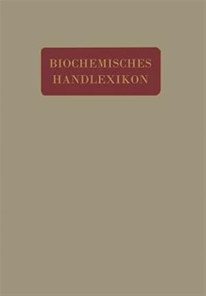 Seller image for Biochemisches Handlexikon : V. Band -Language: german for sale by GreatBookPrices