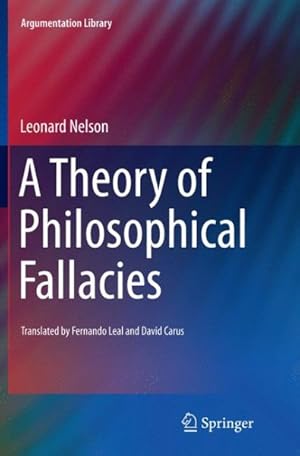 Seller image for Theory of Philosophical Fallacies for sale by GreatBookPrices