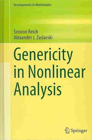 Seller image for Genericity in Nonlinear Analysis for sale by GreatBookPrices