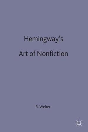Seller image for Hemingway?s Art of Non-fiction for sale by GreatBookPrices