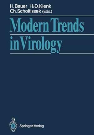 Imagen del vendedor de Modern Trends in Virology a la venta por GreatBookPrices