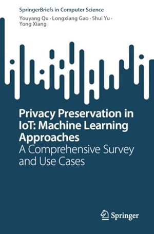 Image du vendeur pour Privacy Preservation in Iot - Machine Learning Approaches : A Comprehensive Survey and Use Cases mis en vente par GreatBookPrices