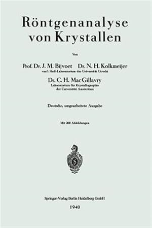 Seller image for Rntgenanalyse Von Krystallen -Language: german for sale by GreatBookPrices