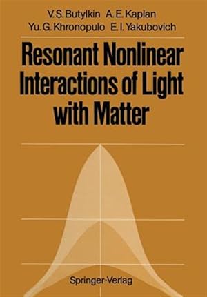 Image du vendeur pour Resonant Nonlinear Interactions of Light With Matter mis en vente par GreatBookPrices