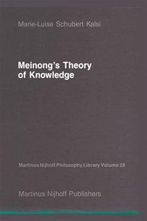 Immagine del venditore per Meinong's Theory of Knowledge venduto da GreatBookPrices