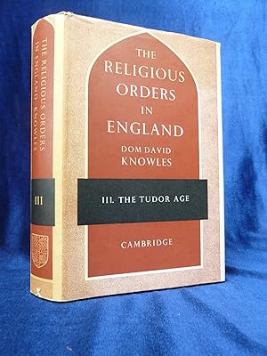 Immagine del venditore per RELIGIOUS ORDERS IN ENGLAND venduto da Gage Postal Books