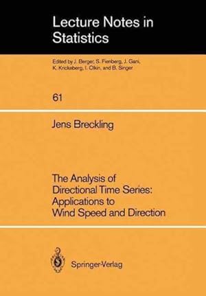Image du vendeur pour Analysis of Directional Time Series : Applications to Wind Speed and Direction mis en vente par GreatBookPrices