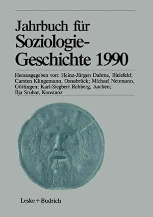 Image du vendeur pour Jahrbuch Fr Soziologiegeschichte 1990 -Language: german mis en vente par GreatBookPrices