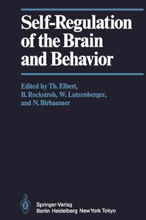 Seller image for Self-Regulation of the Brain and Behavior for sale by GreatBookPrices
