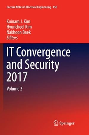 Seller image for It Convergence and Security 2017 for sale by GreatBookPrices