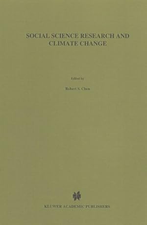 Bild des Verkufers fr Social Science Research and Climate Change : An Interdisciplinary Appraisal zum Verkauf von GreatBookPrices