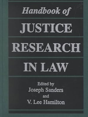 Seller image for Handbook of Justice Research in Law for sale by GreatBookPrices