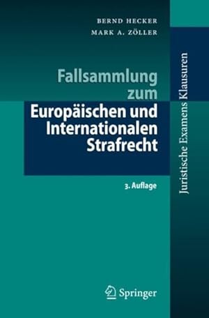 Image du vendeur pour Fallsammlung Zum Europischen Und Internationalen Strafrecht -Language: german mis en vente par GreatBookPrices