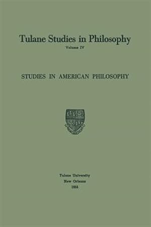Bild des Verkufers fr Studies in American Philosophy zum Verkauf von GreatBookPrices