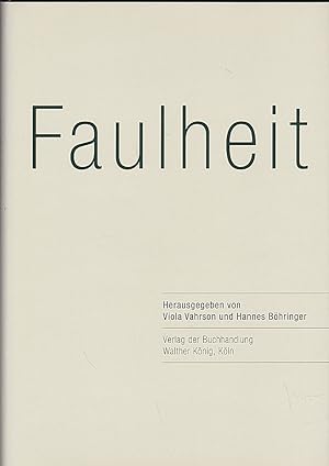 Seller image for Faulheit for sale by Versandantiquariat Karin Dykes
