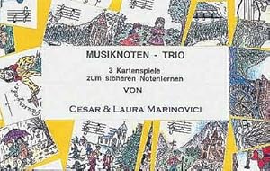 Imagen del vendedor de Musiknoten-Trio (Kartenspiele) : 3 Kartenspiele zum sicheren Notenlernen a la venta por AHA-BUCH GmbH