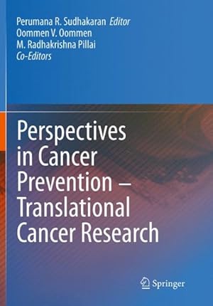 Seller image for Perspectives in Cancer Prevention-translational Cancer Research for sale by GreatBookPrices
