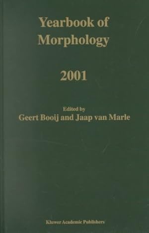 Imagen del vendedor de Yearbook of Morphology 2001 a la venta por GreatBookPrices