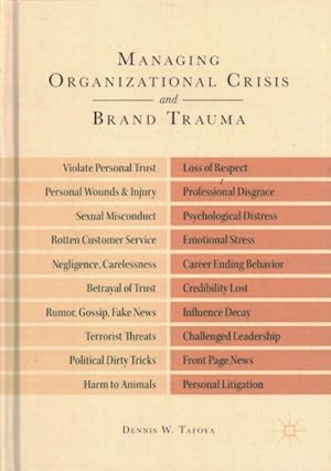 Seller image for Managing Organizational Crisis and Brand Trauma for sale by GreatBookPrices