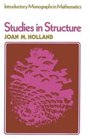 Imagen del vendedor de Studies in Structure a la venta por GreatBookPrices