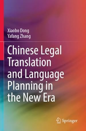 Seller image for Chinese Legal Translation and Language Planning in the New Era for sale by GreatBookPrices