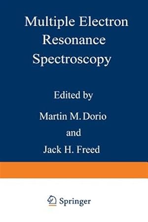 Bild des Verkufers fr Multiple Electron Resonance Spectroscopy zum Verkauf von GreatBookPrices