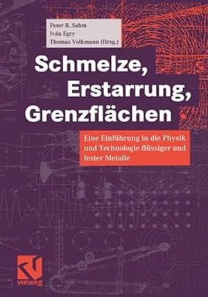 Immagine del venditore per Schmelze, Erstarrung, Grenzflachen -Language: German venduto da GreatBookPrices