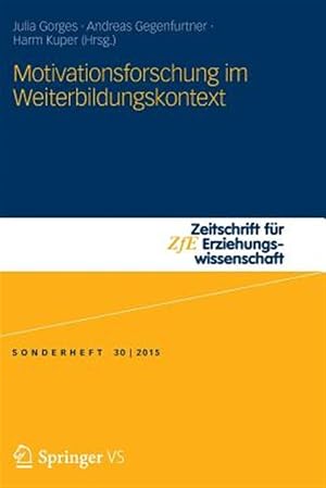 Immagine del venditore per Motivationsforschung Im Weiterbildungskontext -Language: german venduto da GreatBookPrices