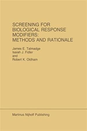 Immagine del venditore per Screening for Biological Response Modifiers : Methods and Rationale venduto da GreatBookPrices