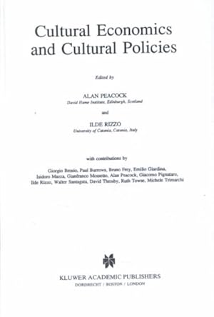 Immagine del venditore per Cultural Economics and Cultural Policies venduto da GreatBookPrices