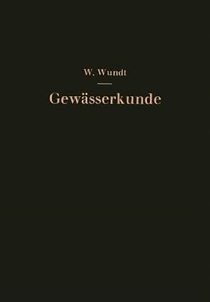 Immagine del venditore per Gew�sserkunde -Language: german venduto da GreatBookPrices