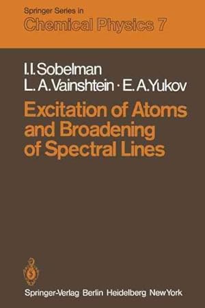 Imagen del vendedor de Excitation of Atoms and Broadening of Spectral Lines a la venta por GreatBookPrices