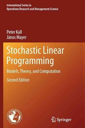 Seller image for Stochastic Linear Programming : Models, Theory, and Computation for sale by GreatBookPrices