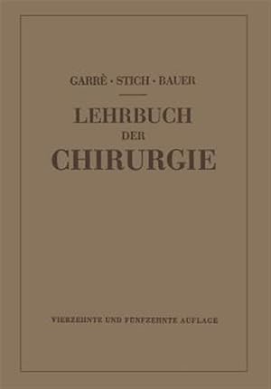 Seller image for Lehrbuch Der Chirurgie -Language: german for sale by GreatBookPrices
