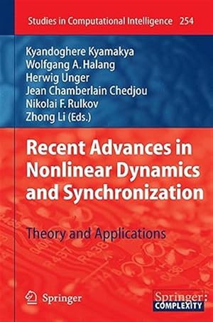 Immagine del venditore per Recent Advances in Nonlinear Dynamics and Synchronization : Theory and Applications venduto da GreatBookPrices