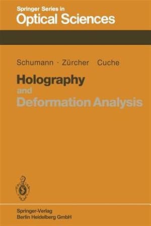 Seller image for Holography and Deformation Analysis for sale by GreatBookPrices
