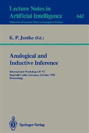 Immagine del venditore per Analogical and Inductive Inference : International Workshop Aii'86 Wendisch-rietz, Gdr, October 6-10, 1986, Proceedings venduto da GreatBookPrices