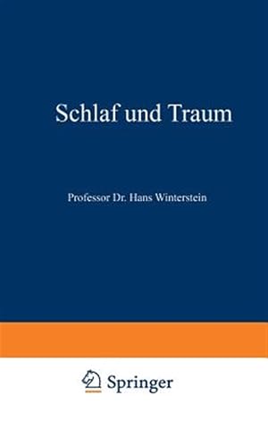 Bild des Verk�ufers f�r Schlaf Und Traum -Language: german zum Verkauf von GreatBookPrices