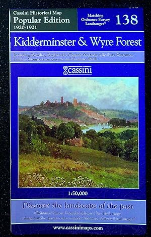 Bild des Verk�ufers f�r Cassini Historical Map : Popular Edition 1920-1921 No.138 : Kidderminster & Wyre Forest including Bewdley, Bridgnorth, Church Stretton, Cleobury Mortimer, Ludlow, Stourport-on-Severn and Tenbury Wells zum Verkauf von Pendleburys - the bookshop in the hills