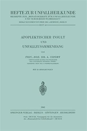 Immagine del venditore per Apoplektischer Insult Und Unfallzusammenhang -Language: german venduto da GreatBookPrices