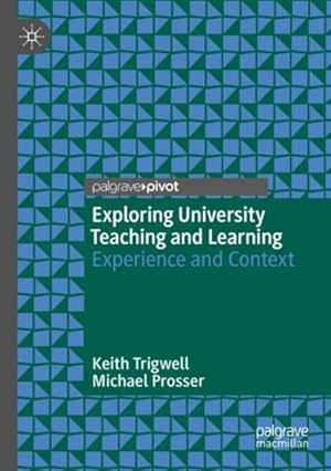 Seller image for Exploring University Teaching and Learning : Experience and Context for sale by GreatBookPrices