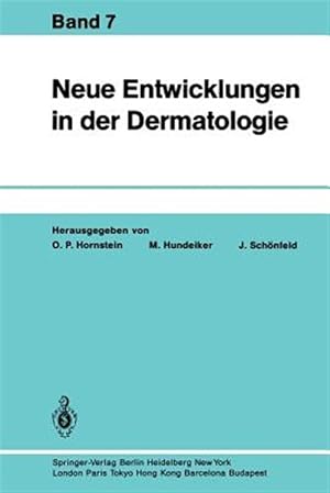 Seller image for Neue Entwicklungen in Der Dermatologie -Language: German for sale by GreatBookPrices