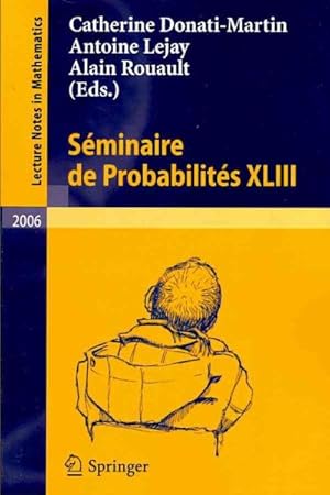 Immagine del venditore per Seminaire De Probabilites XLIII venduto da GreatBookPrices