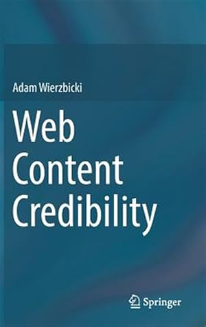 Immagine del venditore per Web Content Credibility venduto da GreatBookPrices