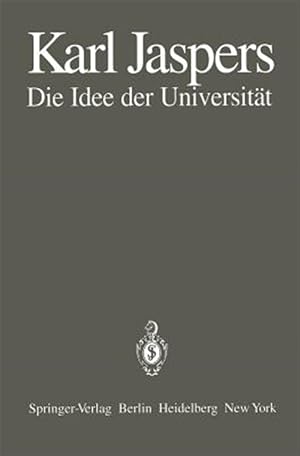 Imagen del vendedor de Die Idee Der Universitat -Language: German a la venta por GreatBookPrices