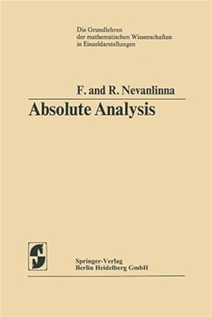 Seller image for Absolute Analysis for sale by GreatBookPrices